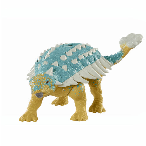 Jurassic World Roar Attack Ankylosaurus Bumpy Camp Cretaceous Dinosaur Figure with Movable Joints & Sounds