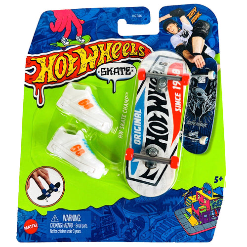 HW Skate Champ Hot Wheels Skate Fingerboard and Shoes