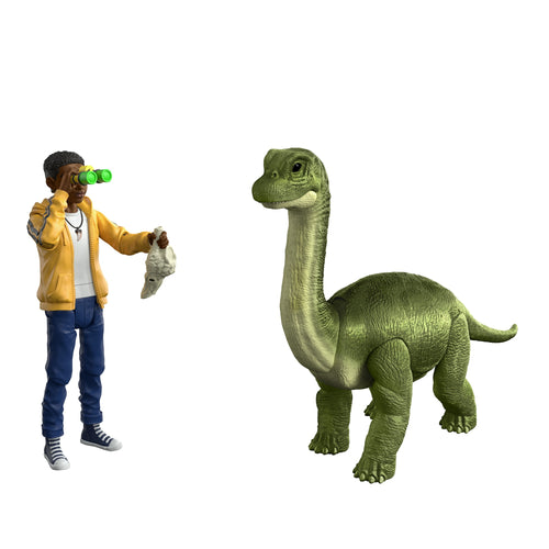 Jurassic World Human & Dino Pack Darius & Baby Brachiosaurus Camp Cretaceous Action Figures