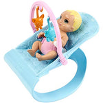 Barbie Nursery Playset with Skipper Babysitters Doll, Multicolor