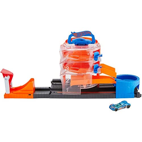 Hot Wheels City Super Stunt Skate Park Play Set