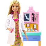 Barbie Pediatrician Playset Blonde Doll 12-inches