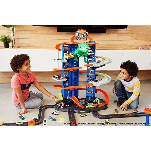 Hot Wheels City Ultimate Garage Track Set with 2 Toy Cars – Square Imports