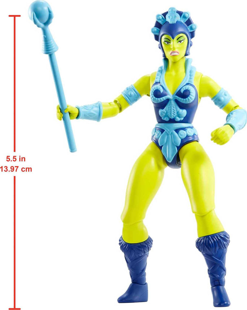 Masters of the Universe Origins Evil-Lyn 5.5-in Action Figure, Battle Figure for Storytelling Play and Display