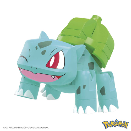 Mega Pokemon Bulbasaur's Forest Trek Building Set with 82 Compatible Bricks and Pieces Connect with Other Worlds