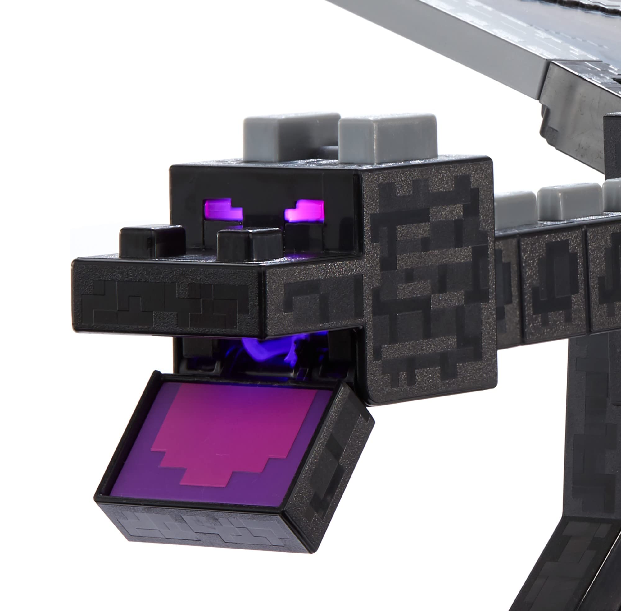 Mattel Minecraft Ultimate Ender Dragon Figure, 20-in  Mist-Breathing Creature, Plus 3.25-in Color-Change Steve Figure, Weapon,  Amor and Battle Accessory, Gift for 6 Years Old and Up ( Exclusive) :  Musical Instruments