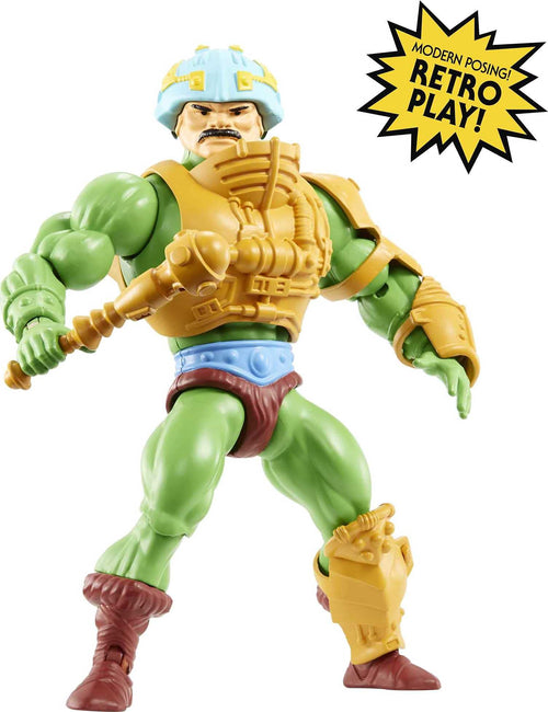 Masters of the Universe Origins Man-at-Arms 5.5-in Action Figure, Battle Figure for Storytelling Play and Display