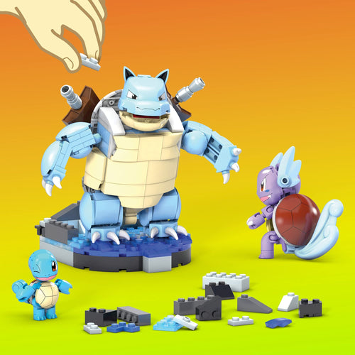 Mega Construx Pokémon Squirtle Evolution Set Construction Set