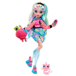 Monster High Doll, Lagoona Blue with Accessories and Pet Piranha, Posable Fashion Doll with Colorful Streaked Hair