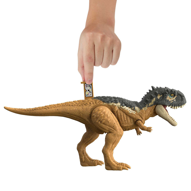 Jurassic World Dominion Roar Strikers Skorpiovenator Dinosaur Action Figure with Roaring Sound and Attack Action