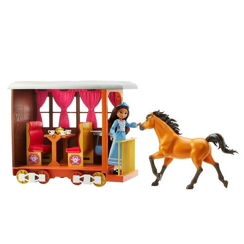 Spirit Untamed Lucky's Train Home Playset