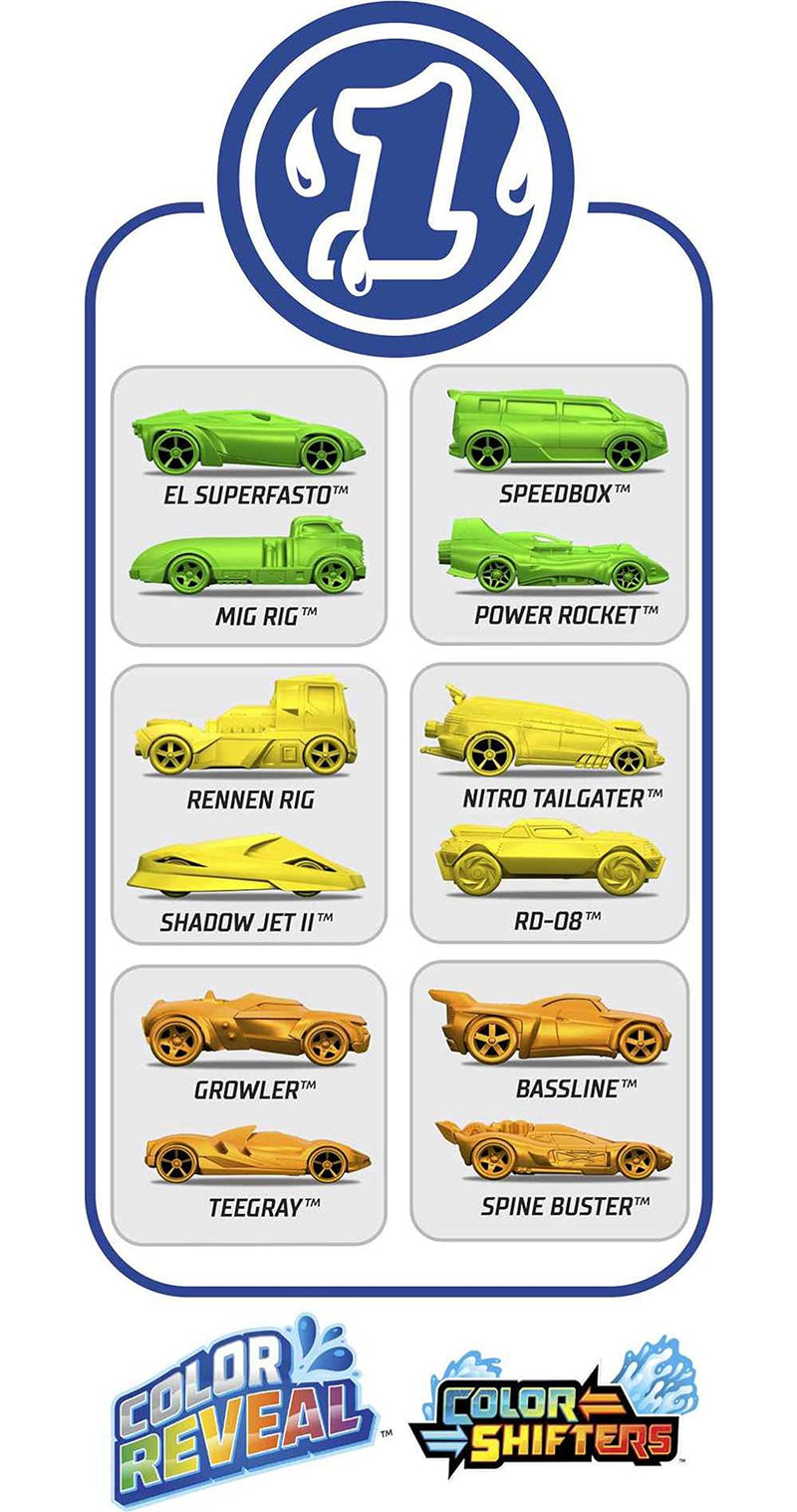 Hot Wheels Color Reveal Vehicles - 2pk