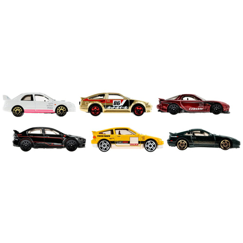 Hot Wheels Japanese Multipacks of 6 Toy Cars