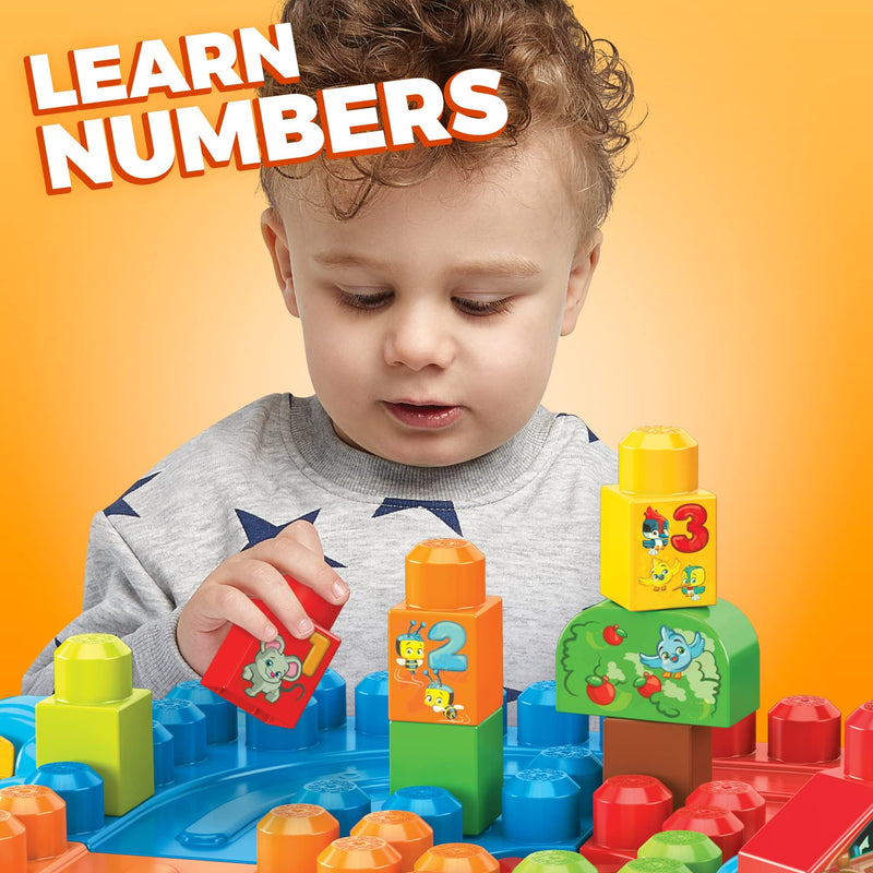 Mega Bloks Discover 'n Build Activity Table Blocks for Toddlers