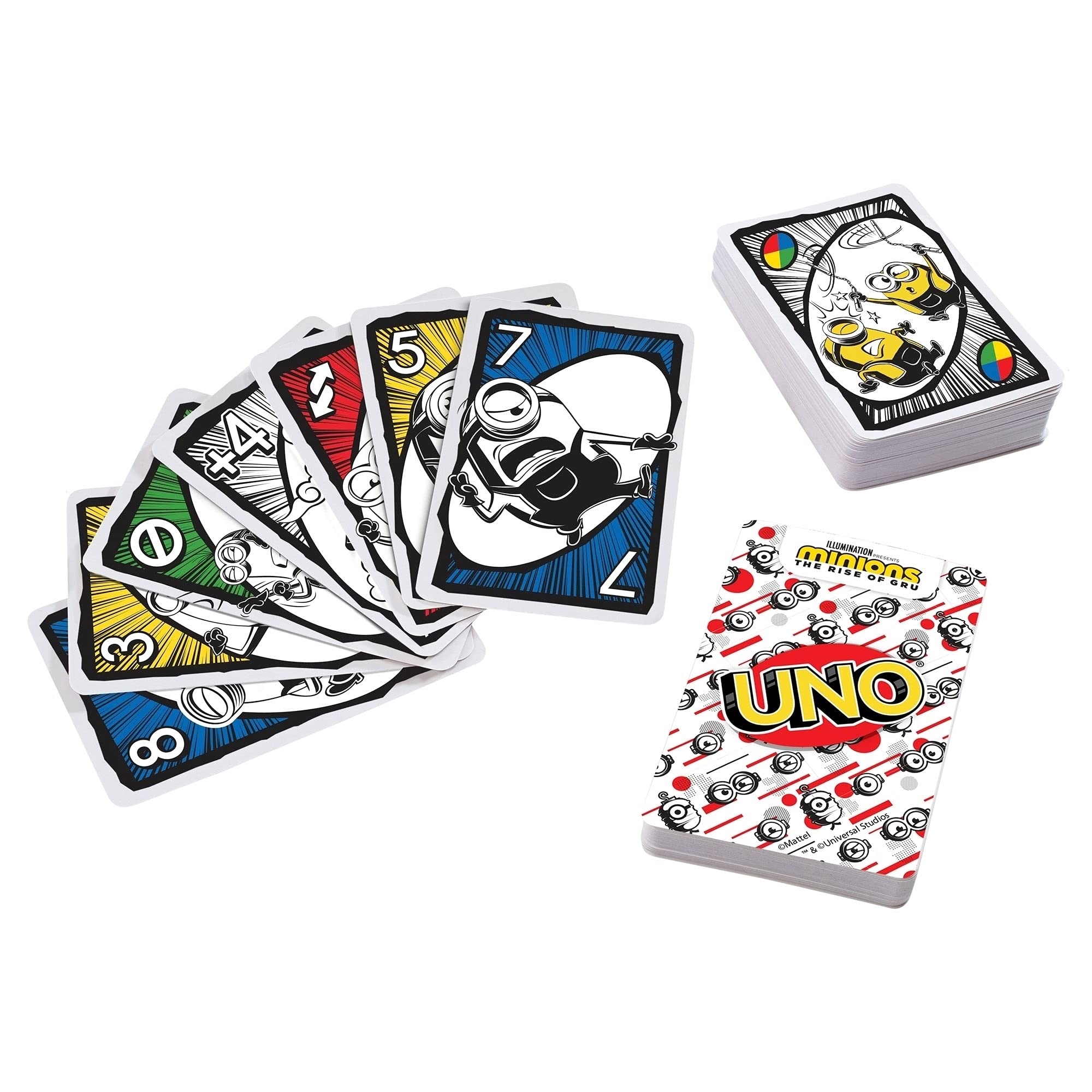 Mattel Games UNO Play with Pride Card Game with 112 Cards and Instructions,  Great Gift for Ages 7 Years Old & Up