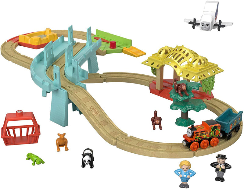 Thomas & Friends Wood Big World Adventure Train Set