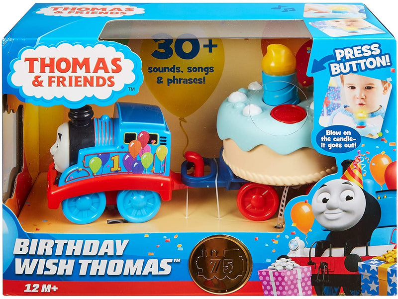 Thomas & Friends Birthday Wish Thomas Musical Push-Along Toy Train