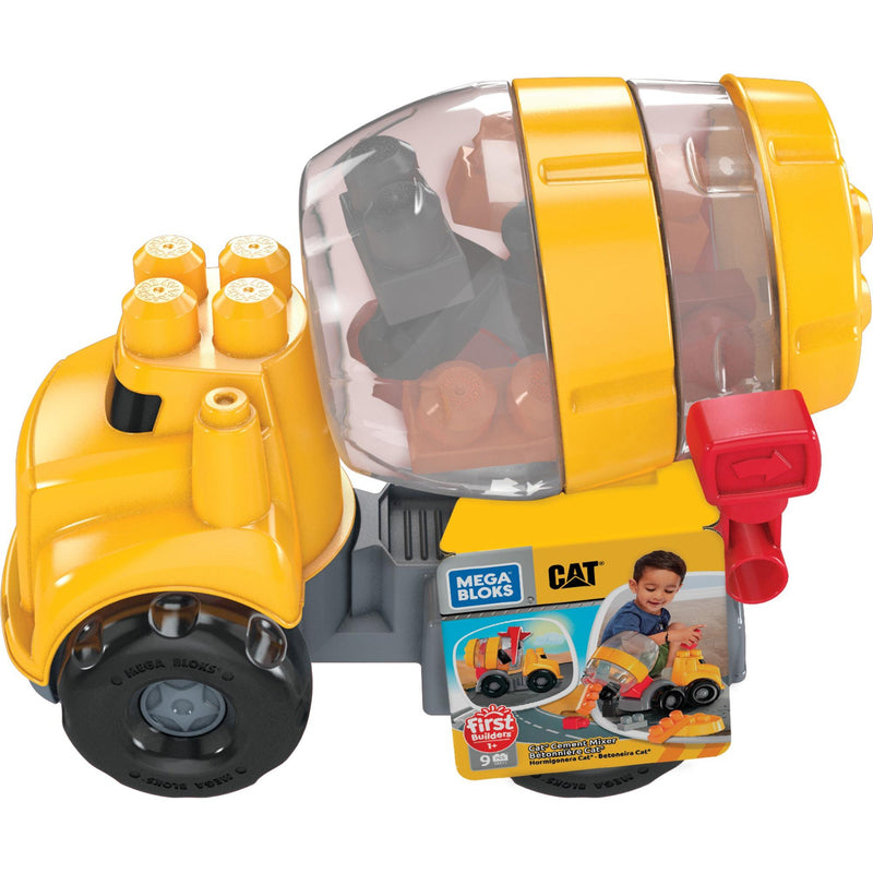 Mega Bloks CAT Cement Mixer with Big Building Blocks