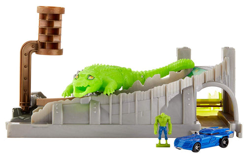 Hot Wheels DC Killer Croc Playset