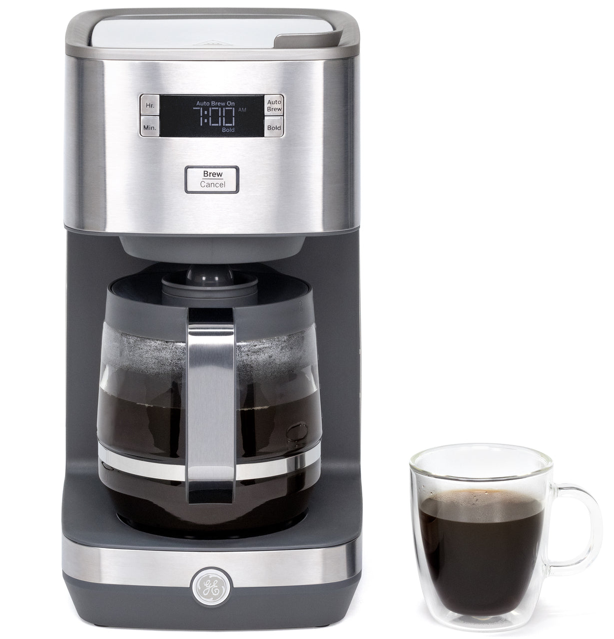Coffee Maker, 12-Cup, Pause & Serve, Glass Carafe, White
