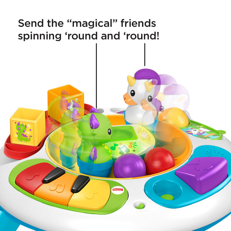 Fisher-Price Busy Buddies Activity Table Electronic Learning Toy for Infant  and Toddler - Yahoo Shopping