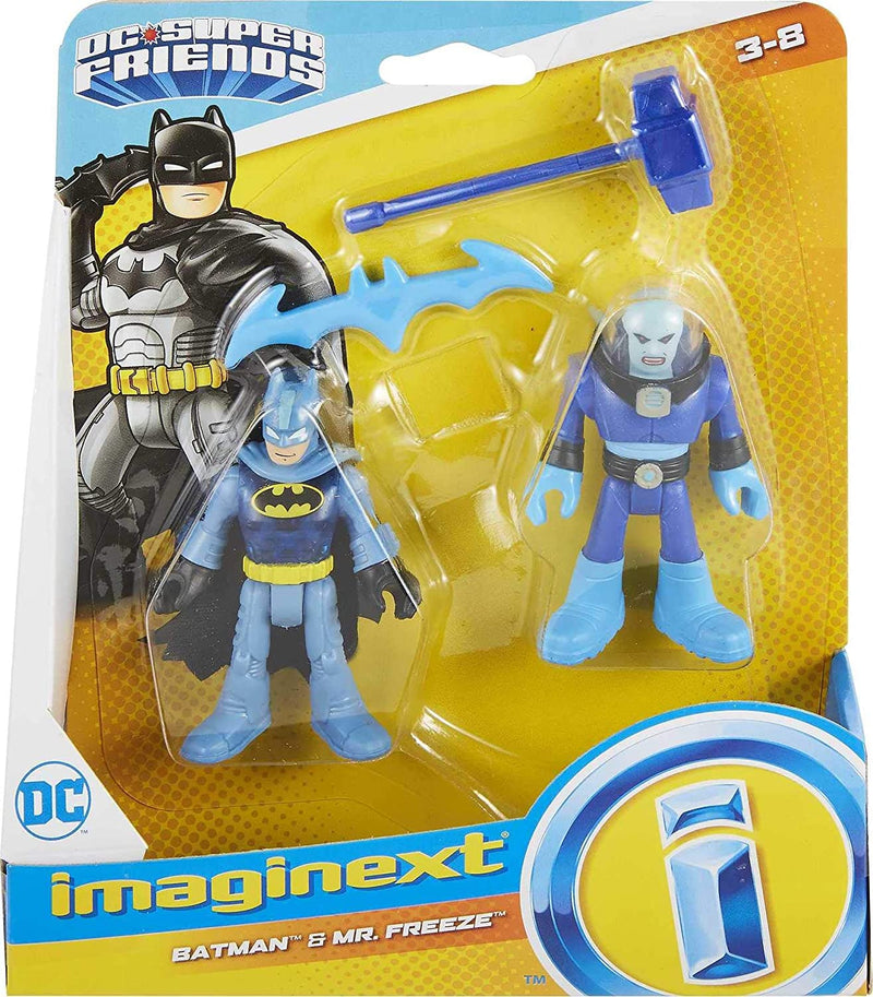 Fisher-Price Imaginext Dc Super Friends Batman & Mr Freeze Figure Set