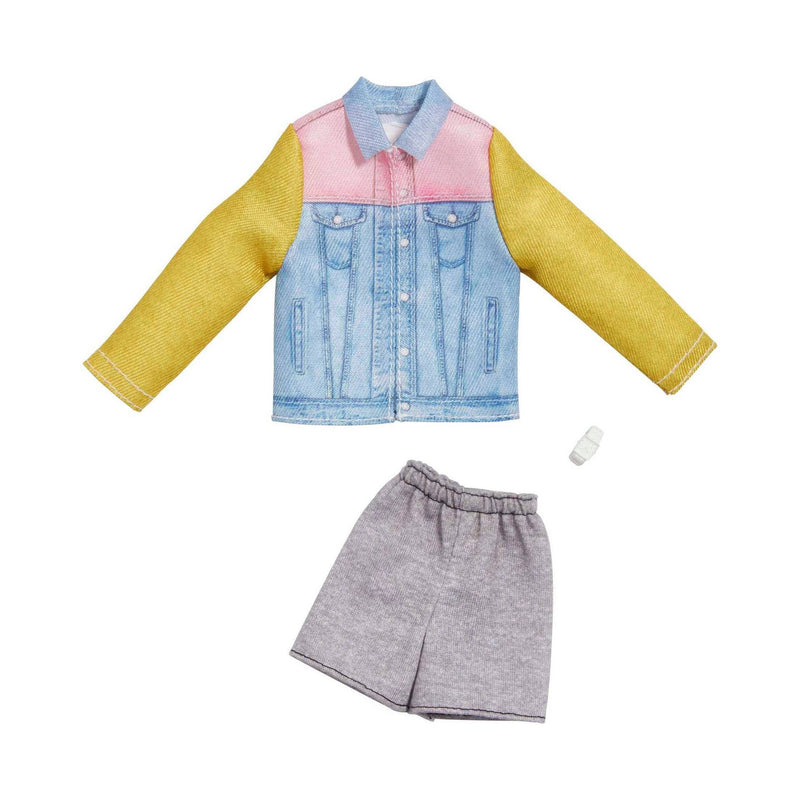 Barbie Fashions Pack - Ken Long Sleeve Denim Jacket And Shorts