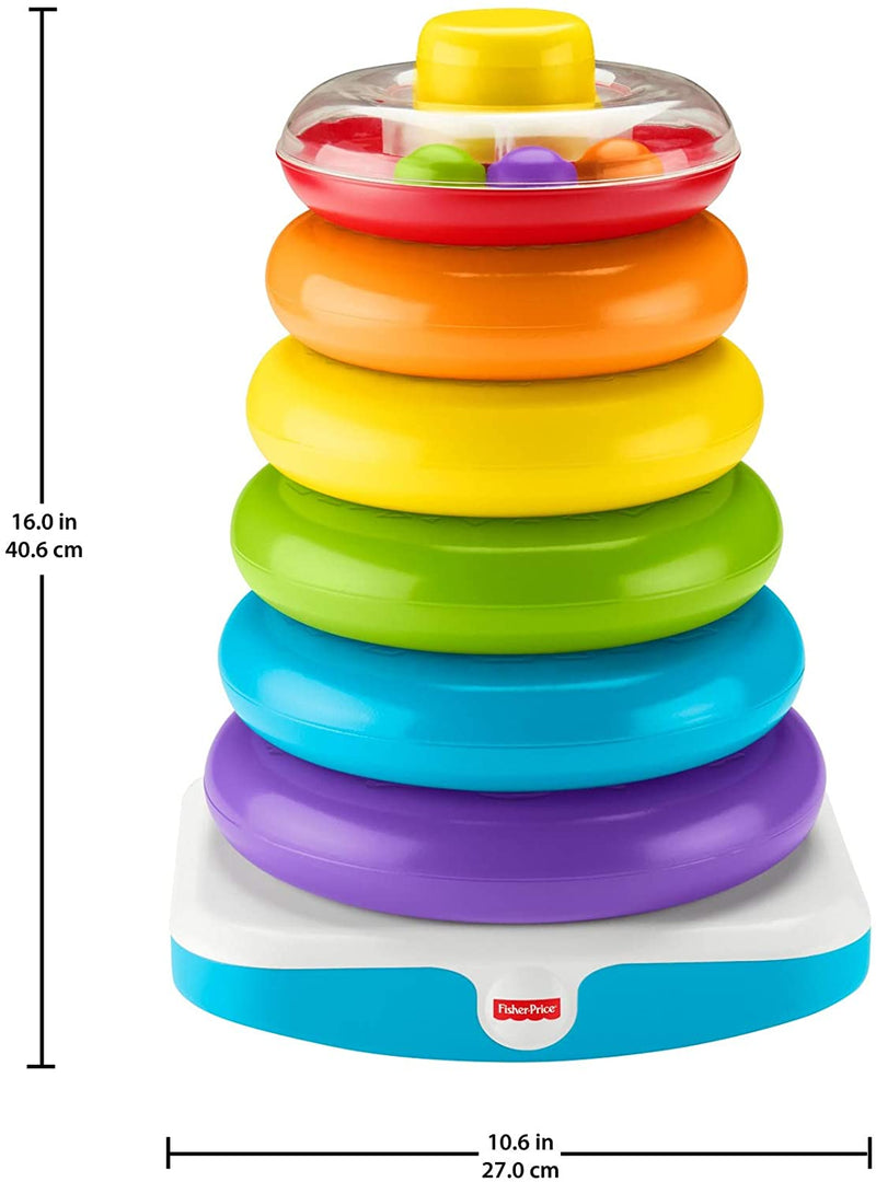 Fisher-Price Giant Rock-a-Stack with 6-Colorful Rings