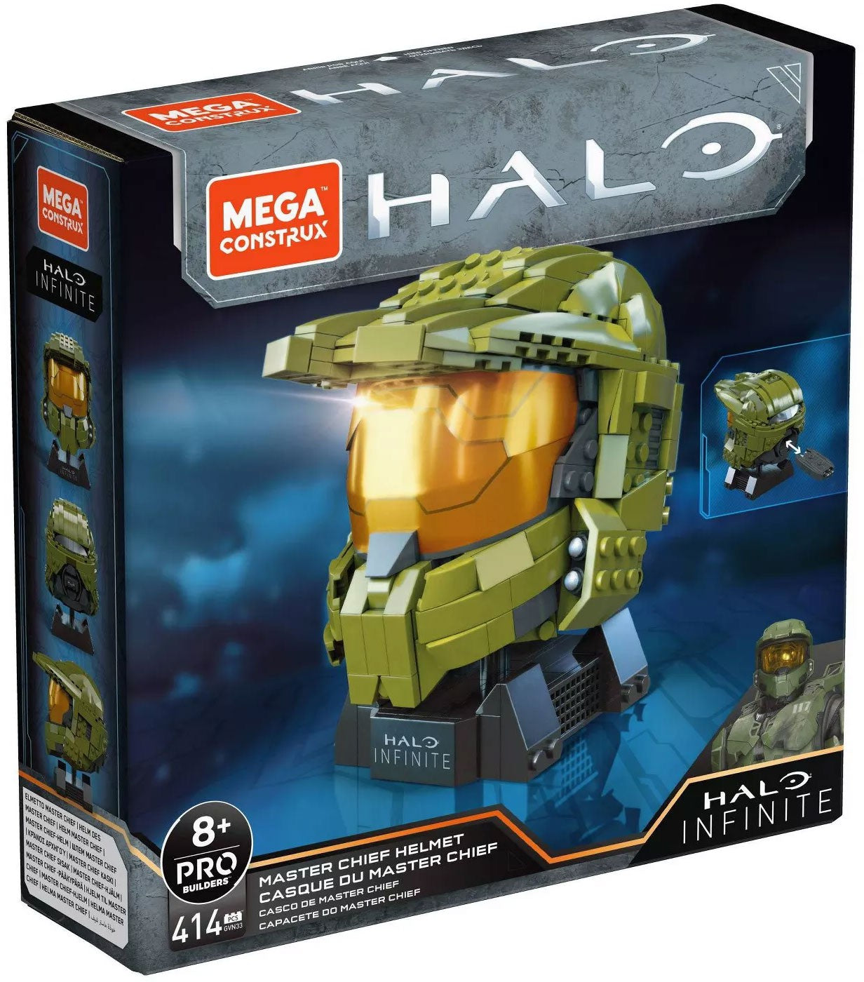 Halo Infinite Master Chief Helmet Decanter Set