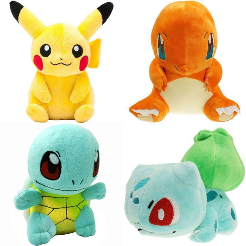 Cute & Colorful Pokemon Patch Set Bulbasaur Charmander Squirtle Pikachu  Snorlax Embroided Patch Gift for Pokemon Fans Pokemon Collectibles 