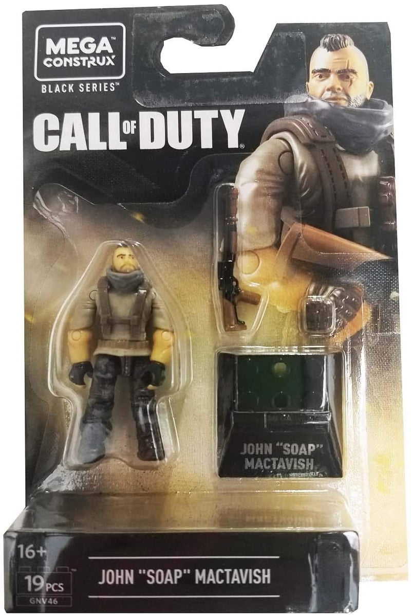 Mega Construx Call of Duty Black Series John Soap Mactavish Building Set