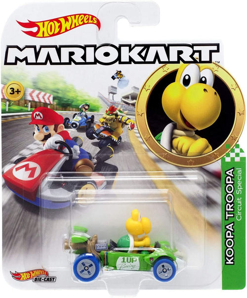 Hot Wheels Yellow Koopa Troopa Mario Kart