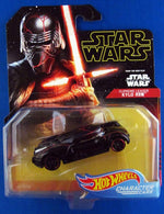 Hot Wheels Star Wars Kylo Red Character Car