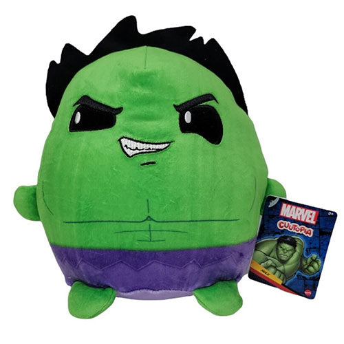 Mattel Marvel - Cuutopia Squishy Stuffed Animal Plush - The Hulk