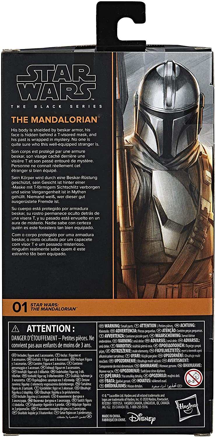 Star Wars The Black Series The Mandalorian Toy 6-Inch Scale Collectible Action Figure
