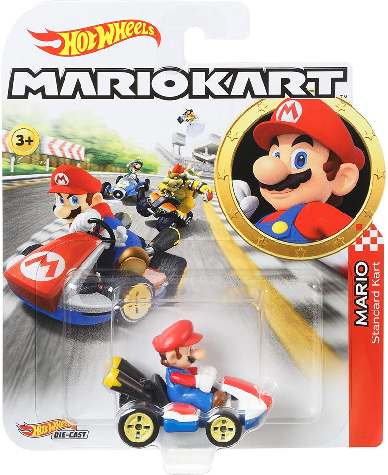 Hot Wheels Mario Kart Bowser with Standard Kart Racer