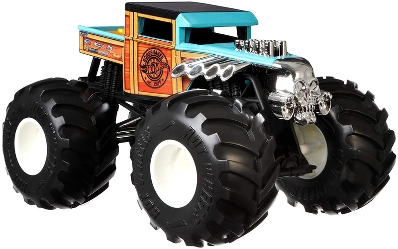 Hot Wheels Monster Trucks Bone Shaker Vehicle with Giant Wheels – Square  Imports