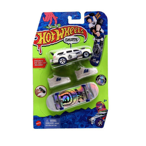 Nitro Tailgater Hot Wheels Skate Fingerboard, Shoes and Diecast Vehicle