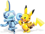 Mega Construx Pokemon Pikachu vs. Sobble Figure Building Set