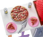 Barbie Outdoor Furniture Set with Brick Pizza Oven