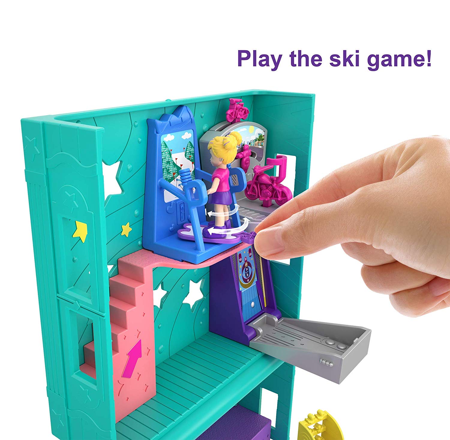 Polly Pocket Race & Rock Arcade Compact – Square Imports