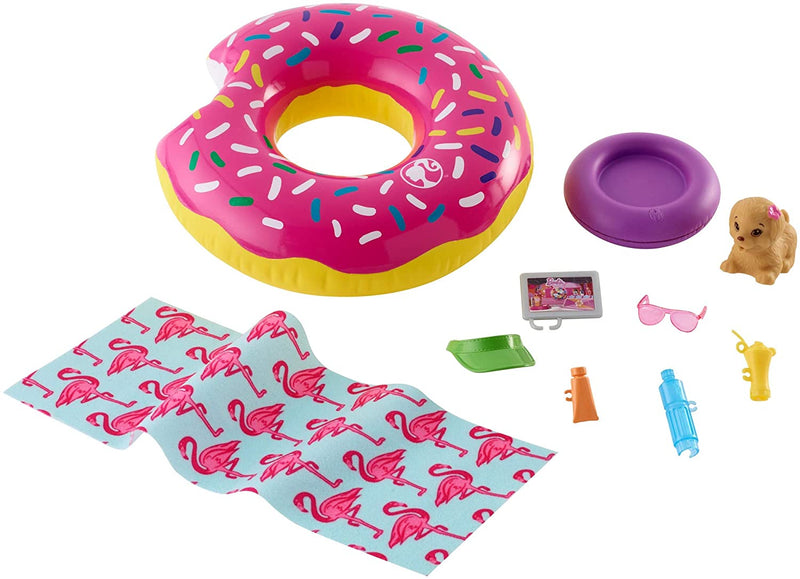 Barbie Outdoor Furniture Set with Donut Floatie