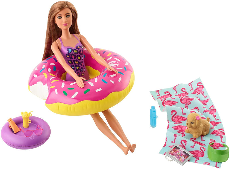 Barbie Outdoor Furniture Set with Donut Floatie