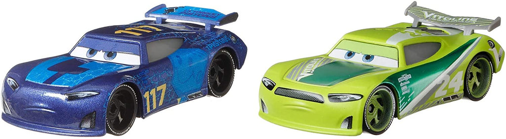 Disney Pixar Cars Spikey Fillups and Chase Racelott 2 Pack Toy