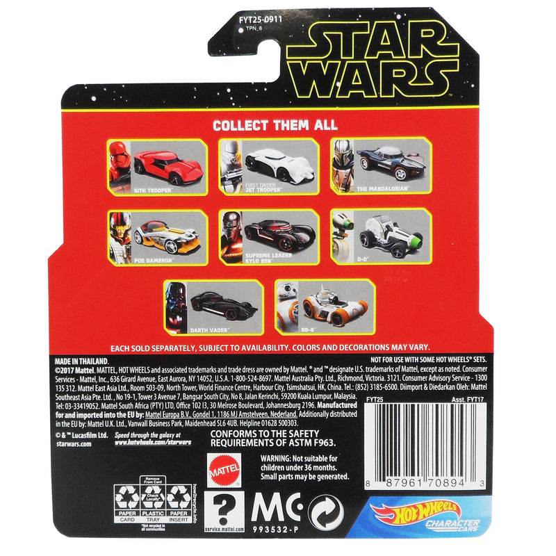 Hot Wheels Star Wars Rey Diecast Series