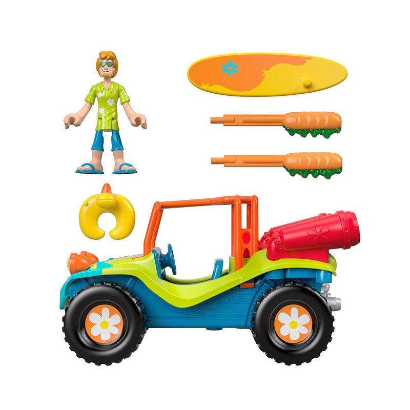 Imaginext Scooby Doo Shaggy Dune Buggy Figures, Multi Color