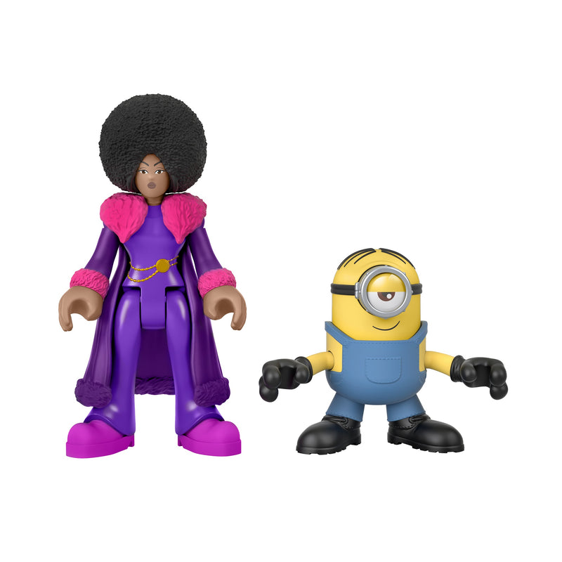 Imaginext Minions The Rise of Gru Stuart & Belle Bottom Figure Set