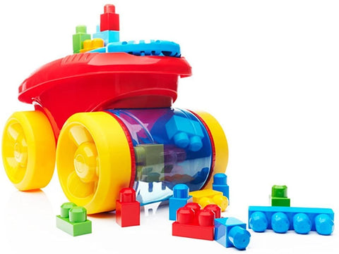 Lego wagon shops that picks up blocks