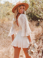 Lacey V Neck Dress Cover-up