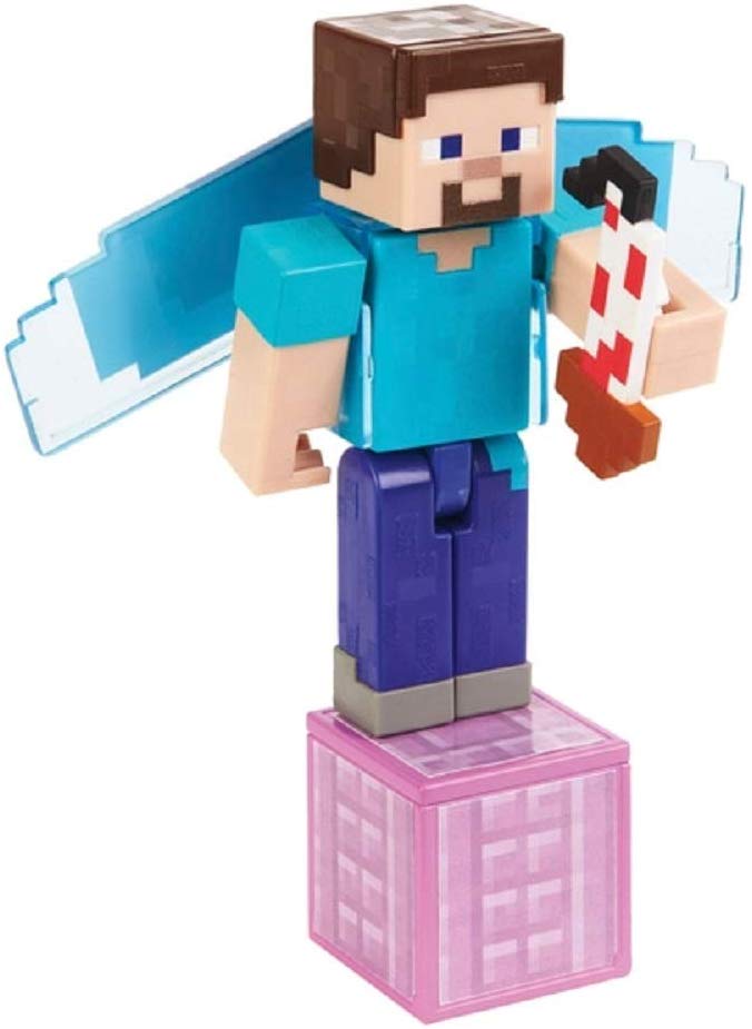 Minecraft Steve with Elytra Action Figure